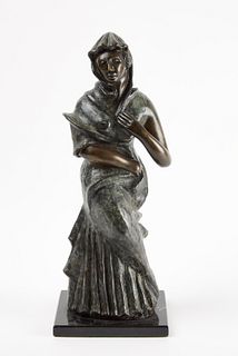 Bronze Figure - Signed Nadelman