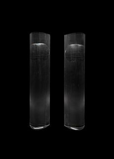P. SATRAPA, 'REFLECTIONS,' OPTICAL GLASS SCULPTURE