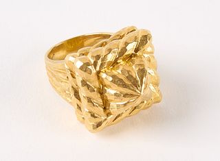 David Webb 18K Gold Ring
