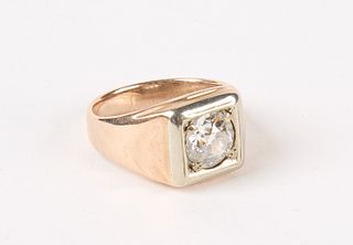 Diamond 18K Rose Gold Ring