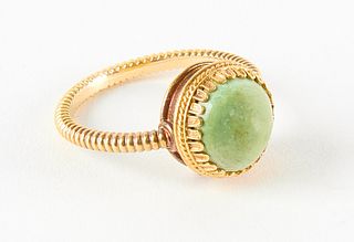 Castelani 18K Gold and Persian Turquoise Ring