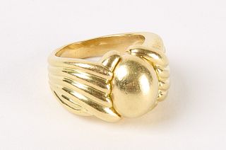 18K Yellow Gold Ring by Rene Boivin