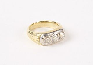 Diamonds and 14K Gold Ring