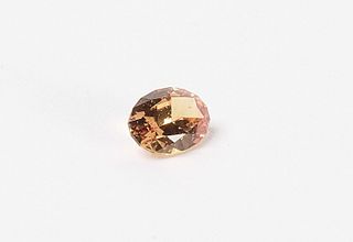 Oval Faceted Padparadscha Sapphire