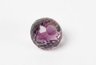 Round Bead Faceted Purple Tourmaline