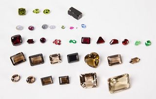 Uncut Gemstones Sapphires, Peridot, Garnet