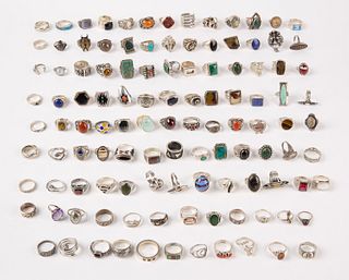 One Hundred and Fifteen Silver Rings