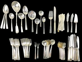 Towle Old Lace (Sterling, 1939)  89 Piece Flatware Set
