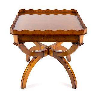 * A Regency Style Side Table Height 20 x width 20 x depth 20 inches.
