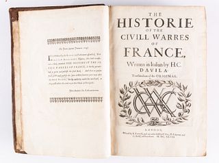 Davila, H.C., THE CIVILL WARRES OF FRANCE, 1647