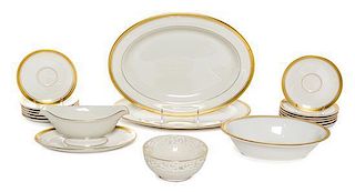 * A Collection of Pickard Porcelain Table Articles Width of serving platter 14 1/2 inches.