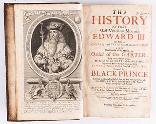 Barnes, Joshua, THE HISTORY OF EDWARD III, 1688  