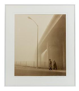 * Joseph Barnett, (American, 20th Century), Fog Walkers