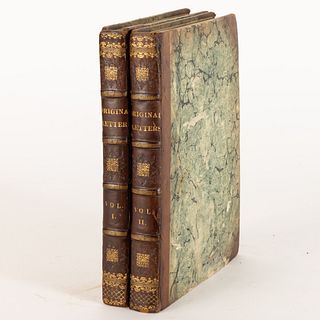 ORIGINAL LETTERS, 1787, Fenn, John ed, 2 Vols.