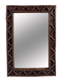 * A Rustic Style Mirror Height 48 x width 28 inches.