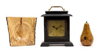 * A Group of Decorative Articles Height of carriage clock 14 inches.