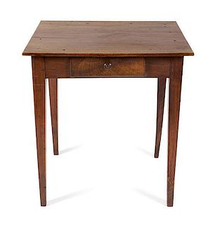 * An American Oak Side Table Height 28 x width 25 x depth 22 inches.