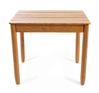 * An American Pine Side Table Height 21 inches.