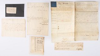 (Misc. English Courtiers, 17th/18th C), 6 Documents