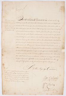 George II (1683-1760) Document Signed