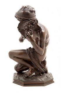 * After Jean-Baptiste Carpeaux, (French, 1827-1875), Jeune pecheur a la coquille, 1857
