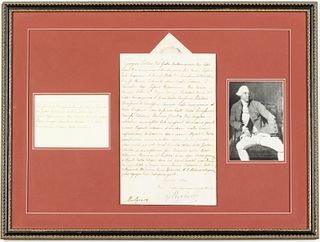 George III Clerk Letter Signed 'Georgeius R'