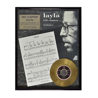 Eric Clapton Layla Gold Record