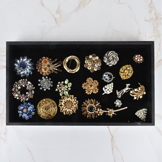 Collection of Costume Brooches
