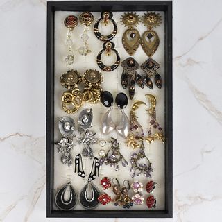 Collection of Fashion and Costume Earrings