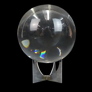 Large Clear Crystal Ball