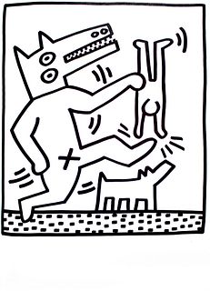 Keith Haring - Shakedown (from Lucio Amelio Suite)