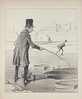 Honore Daumier - The Passion of Fishing