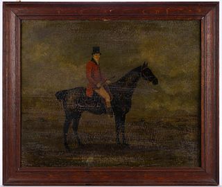 BRITISH SCHOOL (EARLY 20TH CENTURY) EQUINE SPORTING PAINTING