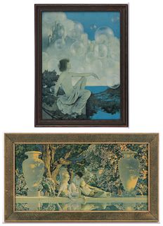 MAXFIELD PARRISH (AMERICAN, 1870-1966) PRINTS, LOT OF TWO