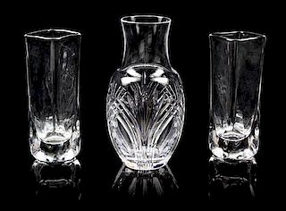 * A Group of Glass Articles Height of tallest 8 inches.