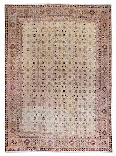 * An Amritsar Wool Rug 12 feet 5 inches x 9 feet 9 inches.