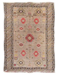 * A Northwest Persian Wool Rug 4 feet 10 inches x 3 feet 8 inches.
