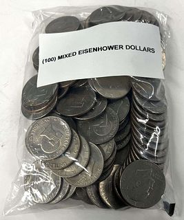 Mixed Years $100 FV Eisenhower Dollars 