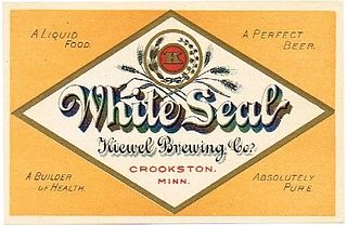 1905 White Seal Beer No Ref. CS76-10 Crookston Minnesota