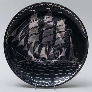 Alfred H. Powell for Wedgwood Luster Decorated Charger