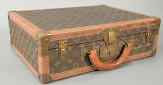 Vintage Louis Vuitton suitcase #871355, purchased from Crouch & Fitzgerald N.Y. 
13 1/2" x 17 3/4" x 5 3/4"