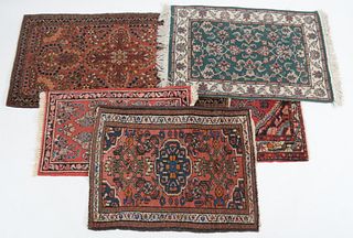 Five Persian Mats, 20th Century