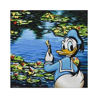 Trevor Carlton & Stephen Reis, "Impressions of a Duck" Limited Edition on Gallery Wrapped Canvas from Disney Fine Art, Numbered and Hand Signed by bot
