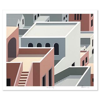 William Schlesinger (1915-2011), "Complex City" Limited Edition Serigraph, Numbered and Hand Signed with Letter of Authenticity