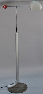 Rare Luigi Tomo lamp made in Italy, design Toshiyuki Kita.  (ball taped, electrical cord cut)  height 58 1/2 inches