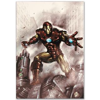 Marvel Comics "Indomitable Iron Man #1" Numbered Limited Edition Giclee on Canvas by Lucio Parrillo with COA.