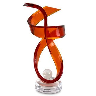 Shlomi Haziza, "Sensations" Acrylic Sculpture, Hand Signed with Letter of Authenticity.