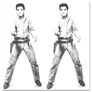 Andy Warhol "Double Elvis" Limited Edition Silk Screen Print from Sunday B Morning.