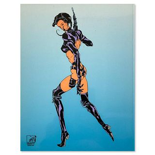 Aeon Flux Limited Edition Sericel from MTV with Letter of Authenticity