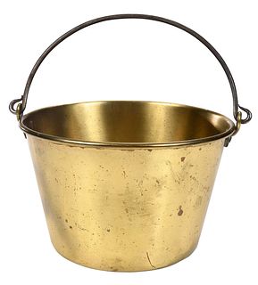 E. Miller Brass Bucket